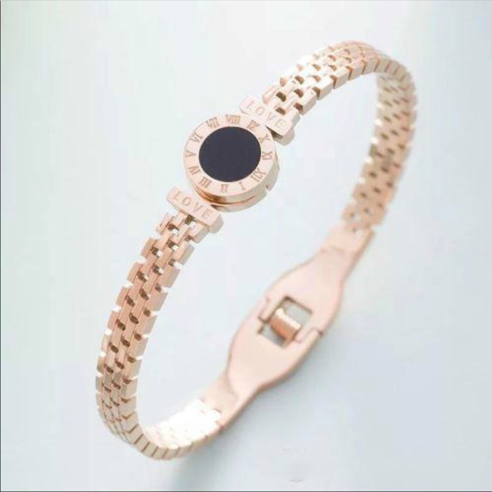 Rose gold Bangle bracelet stainless steel